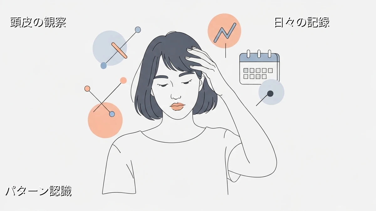 忙しい人が見つける！頭皮の不調を未然に防ぐ記録術：小さな変化の判断基準