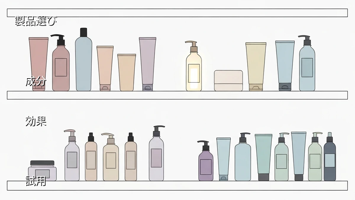 初めてのヘアケア製品選びで失敗を減らしたい人が、試す前に確認すべき3つの視点
