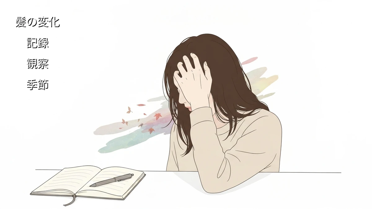 季節の変わり目、髪の「変化の兆候」を掴む！忙しい人のための記録術
