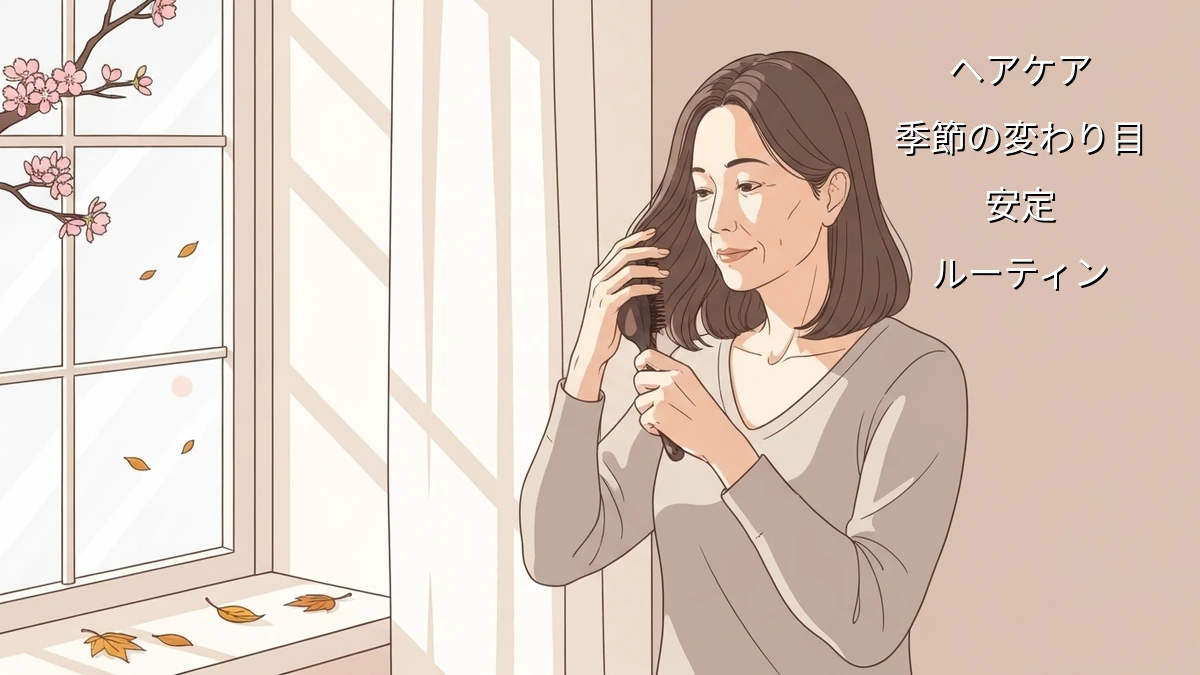 季節の変わり目、忙しい人が無駄なく髪の安定を保つヘアケア