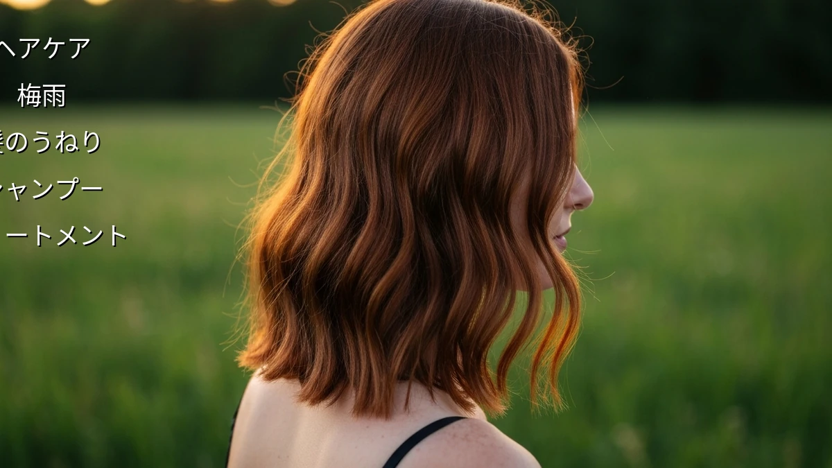 梅雨時期のヘアケア：髪のうねり、原因と対策