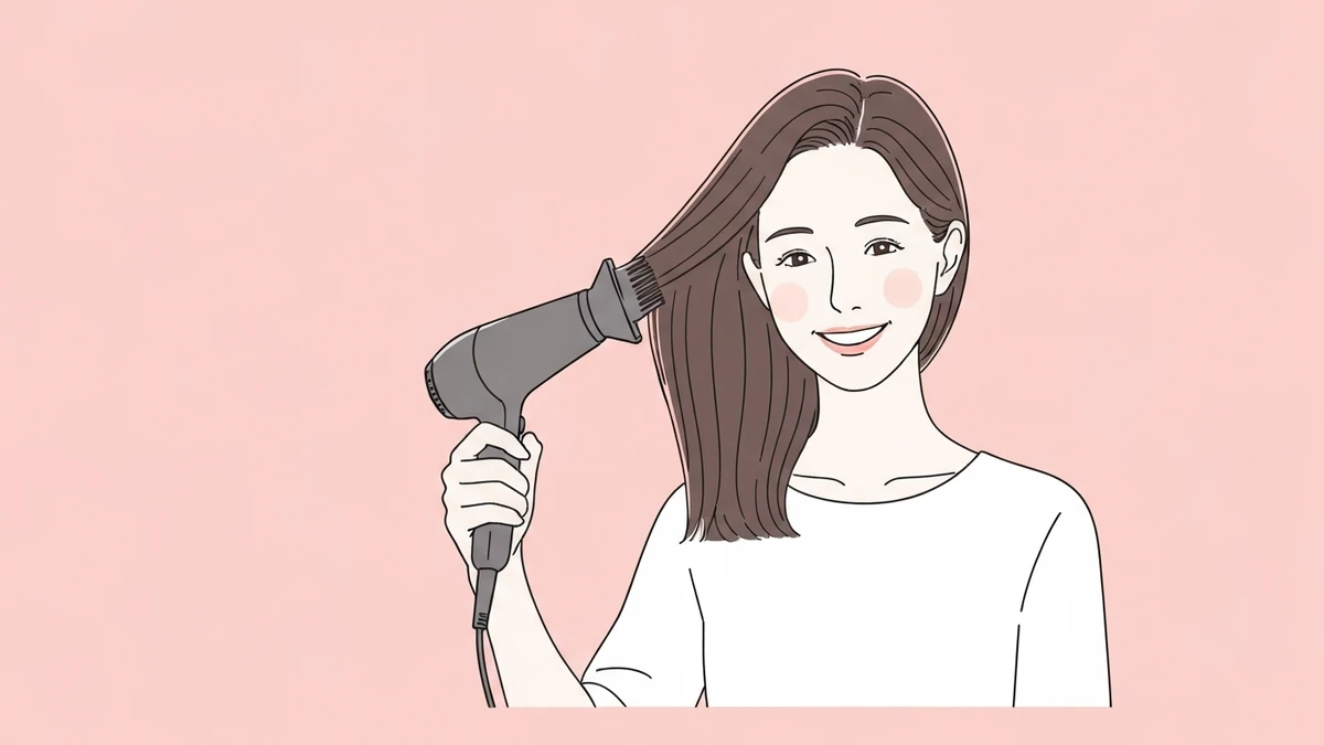ドライヤーの正しい使い方！美髪を叶える乾かし方